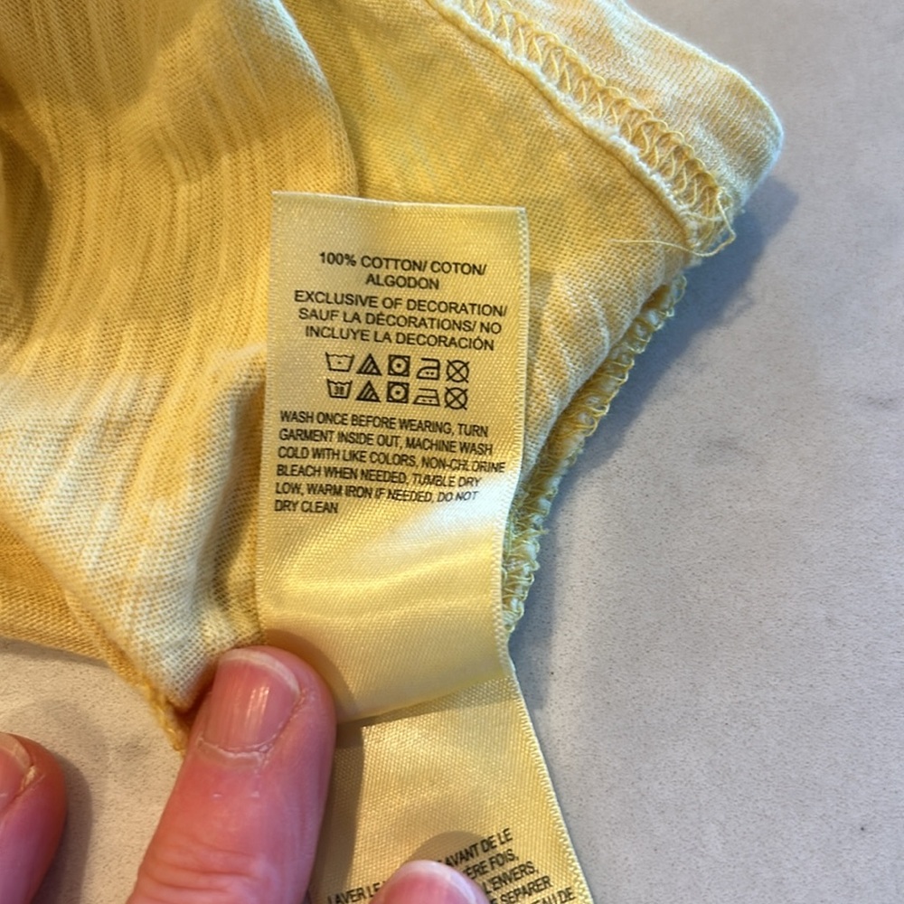 Lucky Brand Yellow David Bowie Graphic Short Sleeve Tee - Picture 4 of 4